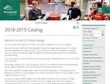 Tablet Screenshot of catalog.cccneb.edu
